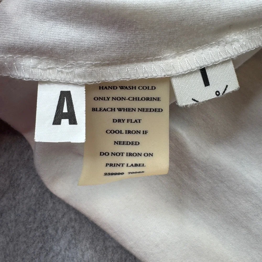 Ann Taylor Long Sleeved Fitted Tee Scoop Neck Cotton Modal Stretch Top Small - Picture 3 of 4